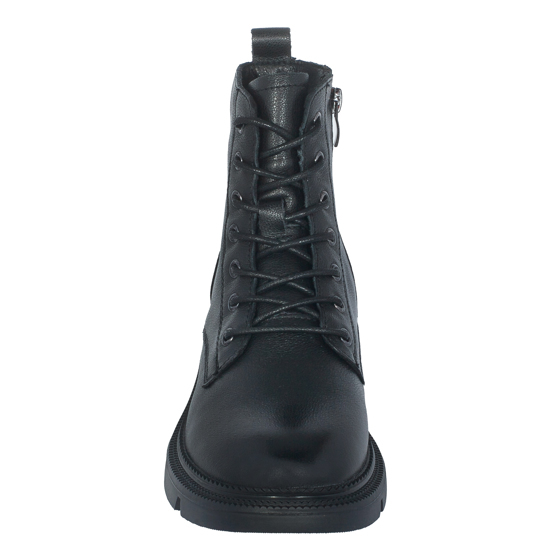 Ботинки черные 9219 (ELIA, ботинки, кожа, флис, 36, черный)